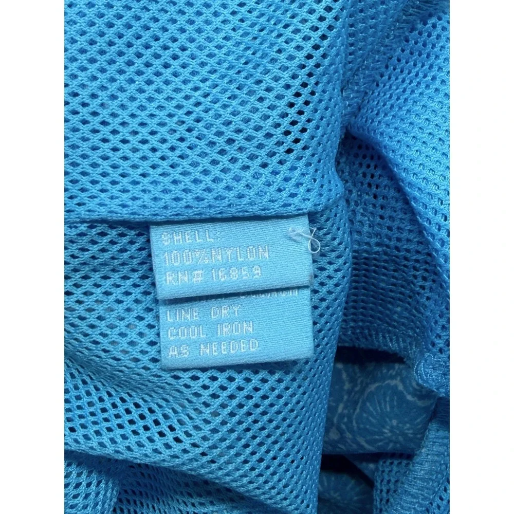 J McLaughlin Swim Trunks Mens XL Blue‎ Geometric Mesh Lined Beach Board Shorts
